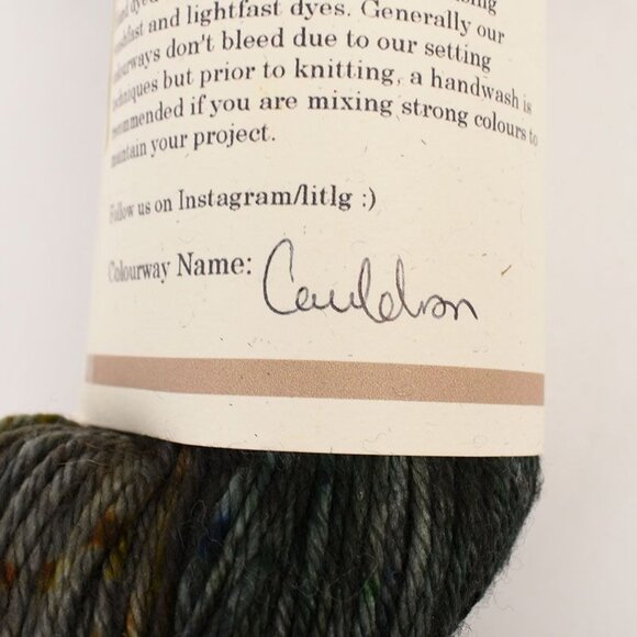 Life In The Long Grass DK Hand Dyed Yarn SW Merino Wool 250 Yds Cauldron Color - Picture 4 of 4